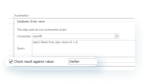 Verify Oracle query results